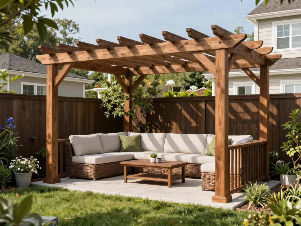 Make a Pergola the Destination of Your Backyard