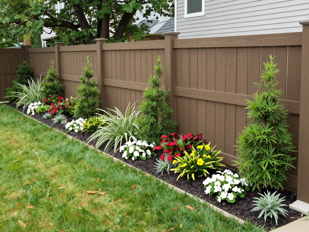 Add Rhythm with Repeating Fence Plantings