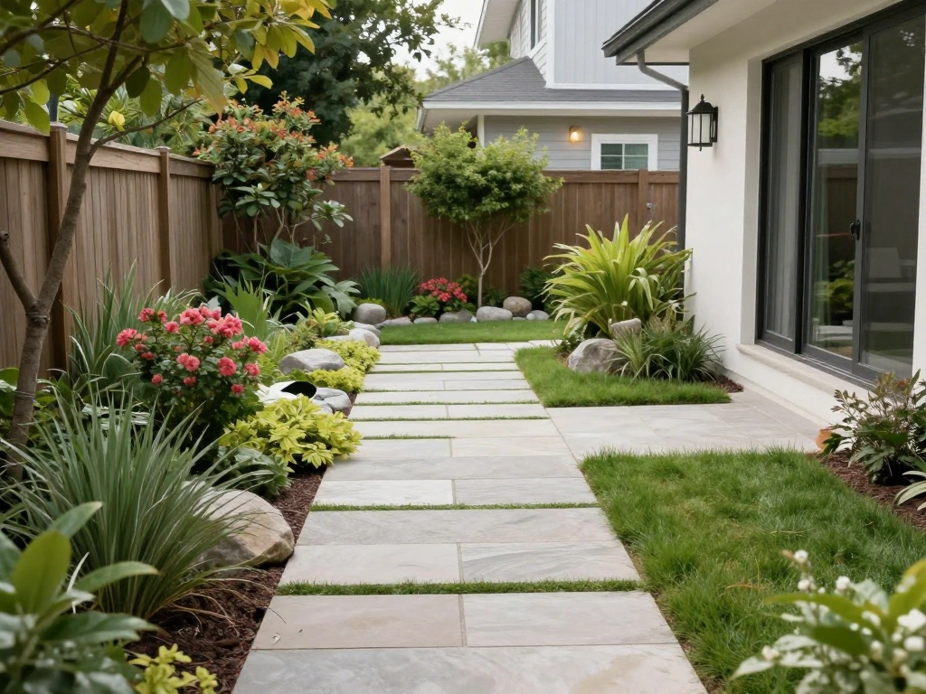 Transform Side Yards into Elegant Walkways